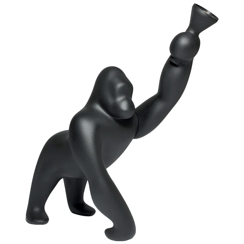 Kong Bodenleuchte/Stehleuchte Höhe 1,4 m in schwarz