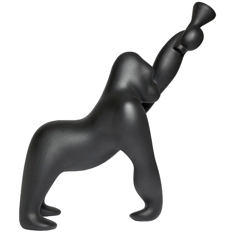 Kong Bodenleuchte/Stehleuchte Höhe 1,4 m in schwarz
