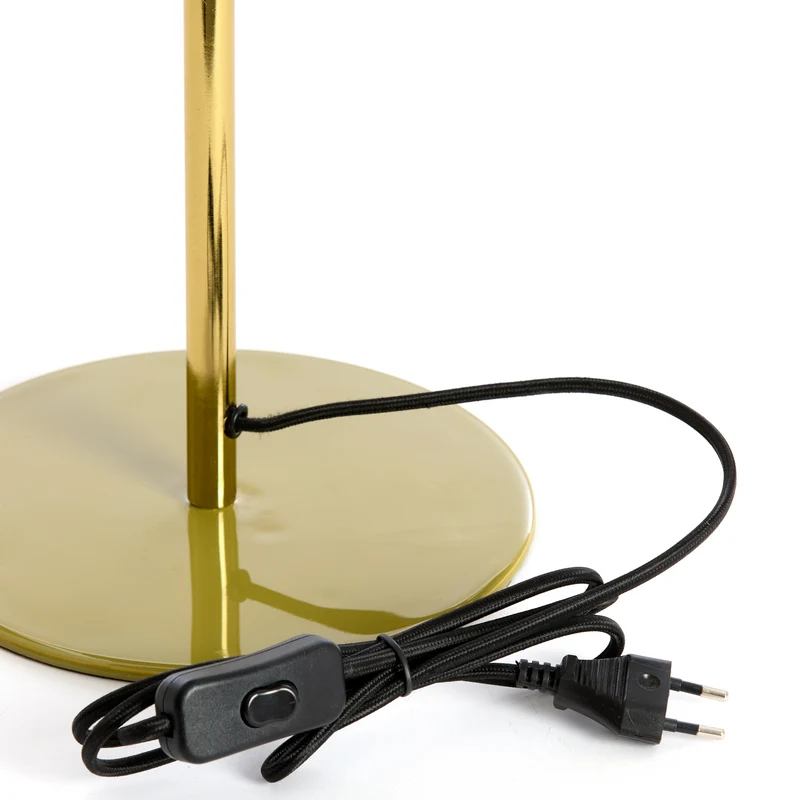 Tischleuchte SURIN olivgrün/gold Ø26x47 cm
