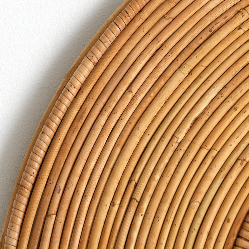 runder Wandspiegel ARCHIE naturell ø80cm