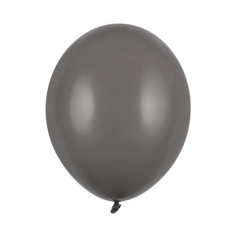 50 Stk. Luftballon Ø30cm "Uni Pastell" | Grau