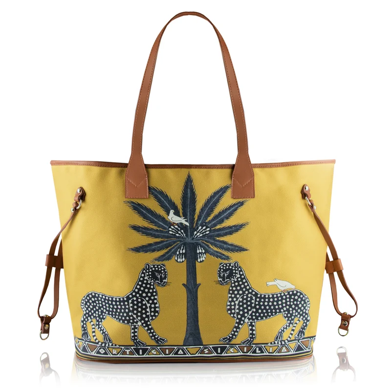 Tote Bag GATTOPARDO SAHARA in gelb