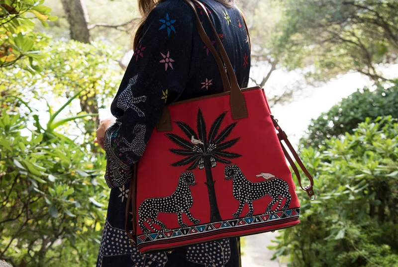 Tote Bag GATTOPARDO ROSSO in rot