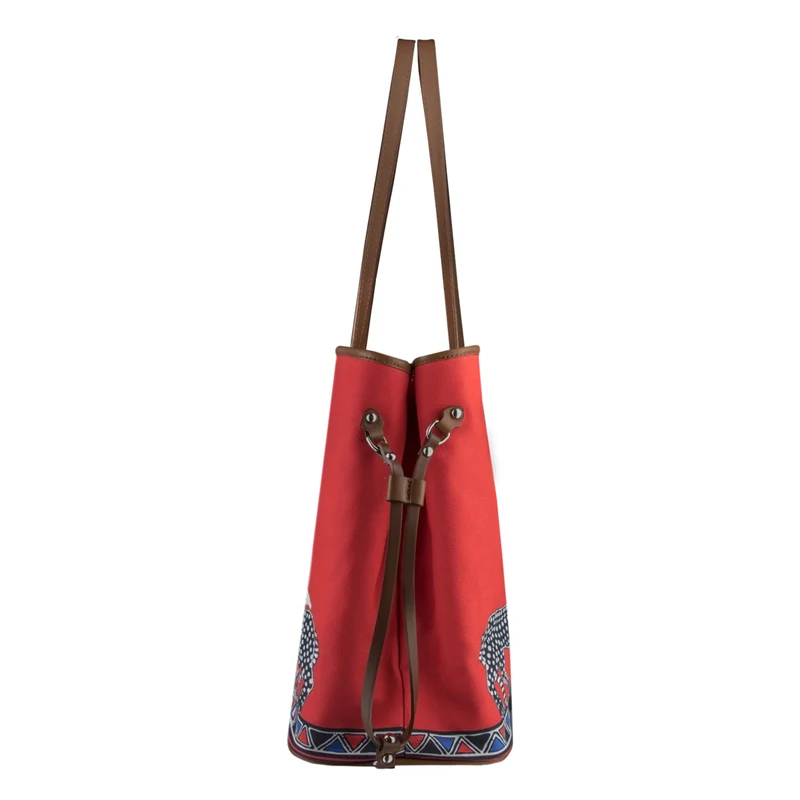 Tote Bag GATTOPARDO ROSSO in rot