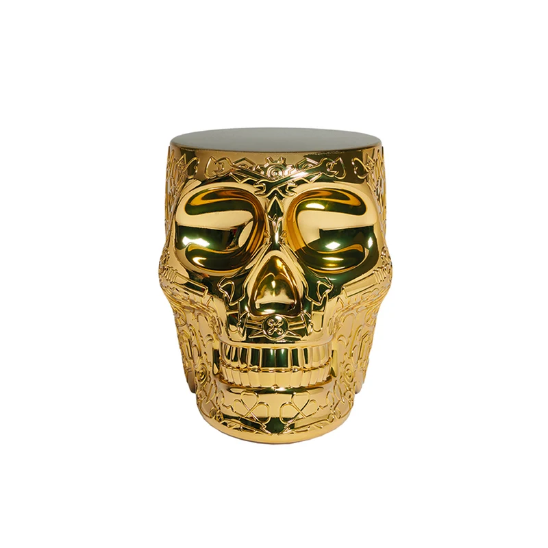 Stuhl & Beistelltisch MEXICO in gold
