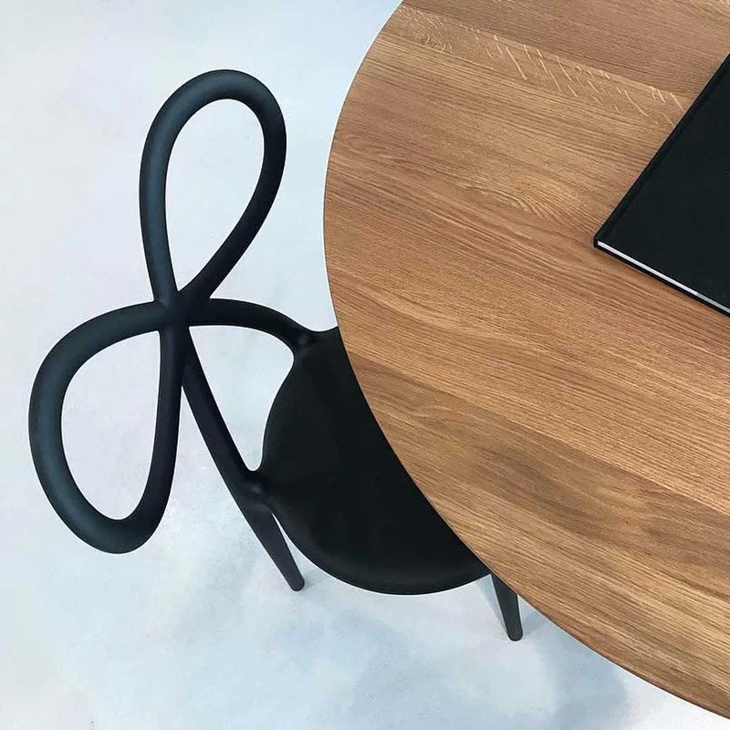 Stuhl RIBBON im 2er Set in Schwarz
