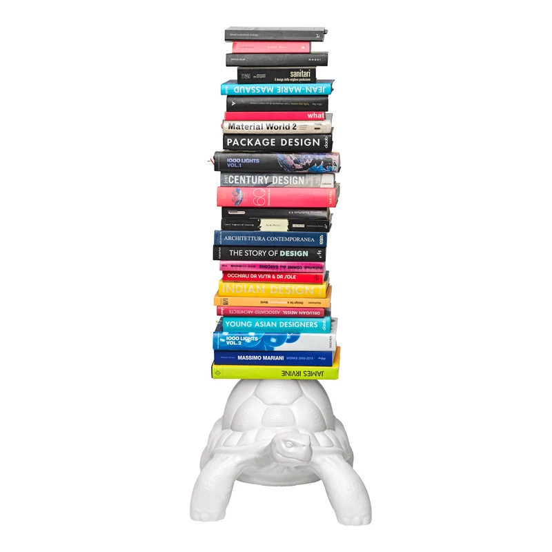 Bücherregal TURTLE CARRY in weiß