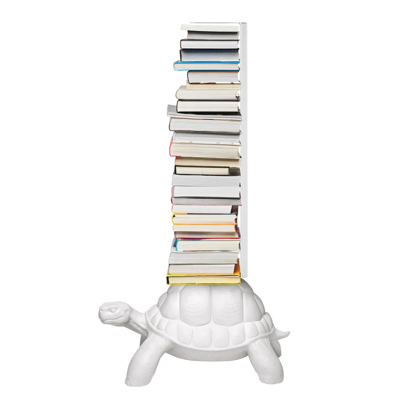 Bücherregal TURTLE CARRY in weiß