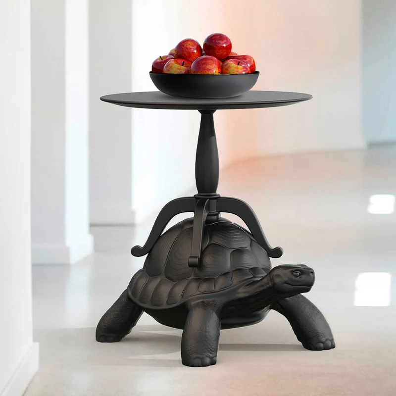 Beistelltisch TURTLE CARRY in schwarz