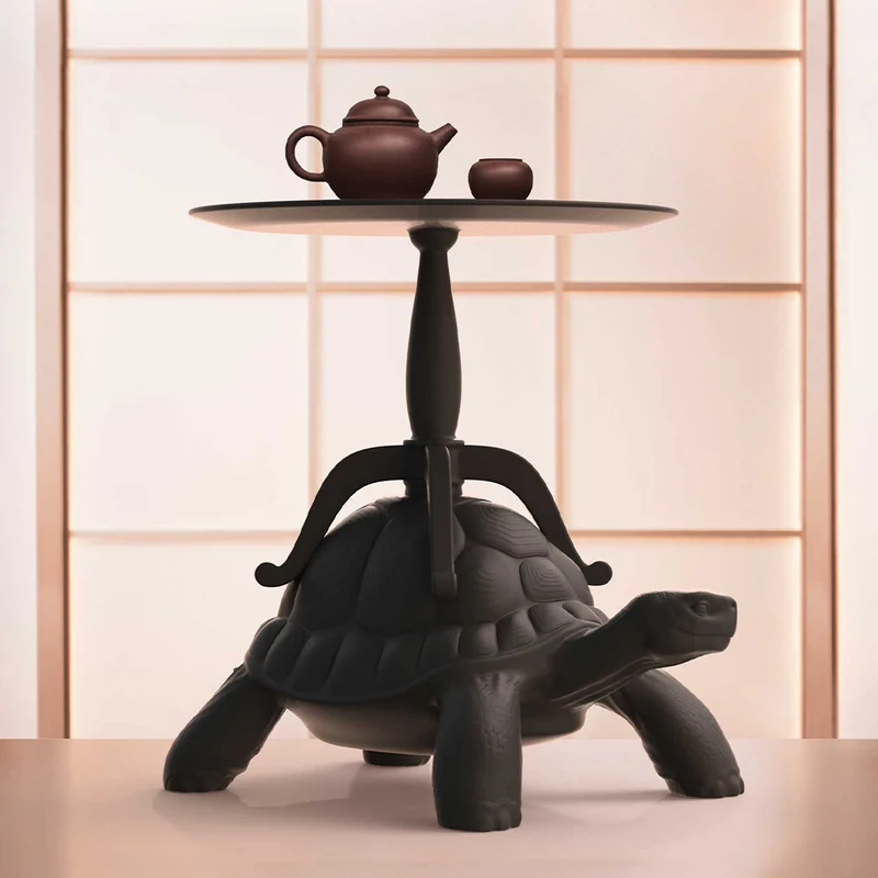 Beistelltisch TURTLE CARRY in schwarz