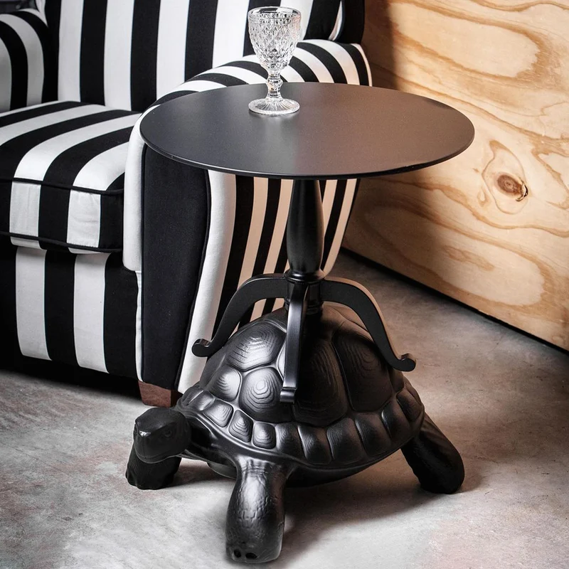Beistelltisch TURTLE CARRY in schwarz