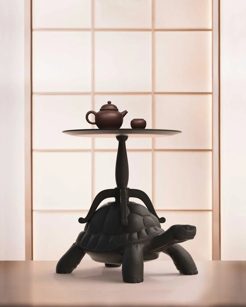Beistelltisch TURTLE CARRY in schwarz