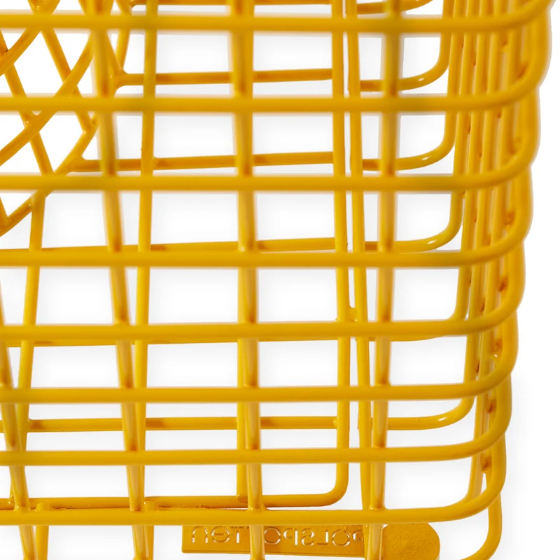 Hocker WIRE ZIG ZAG gelb 40x40x47cm