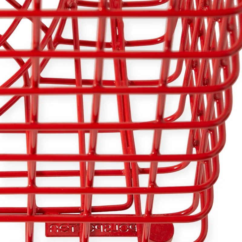 Hocker WIRE ZIG ZAG rot 40x40x47cm