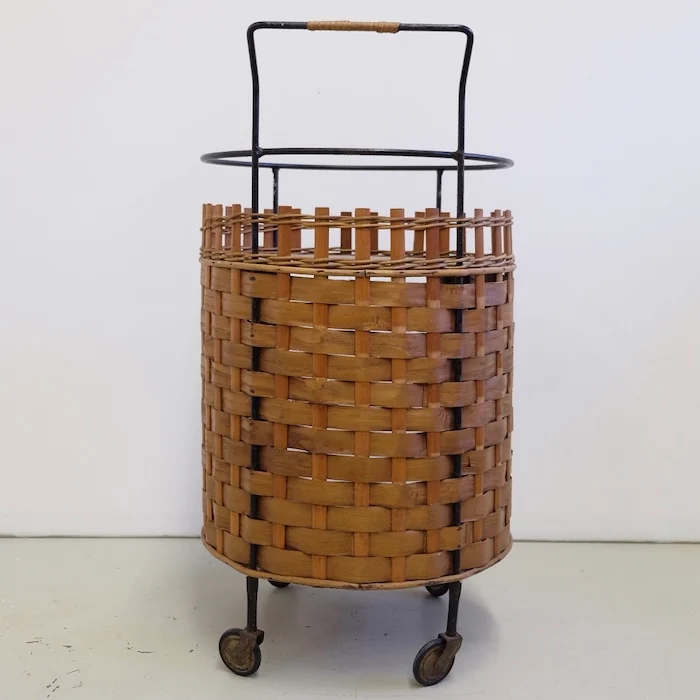 Barwagen rund - Midcentury Servierwagen