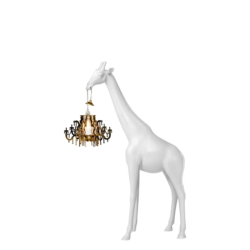 Stehleuchte GIRAFFE IN LOVE XS , H 1,0 Meter - weiss