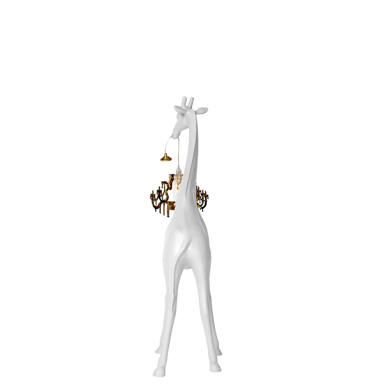 Stehleuchte GIRAFFE IN LOVE XS , H 1,0 Meter - weiss