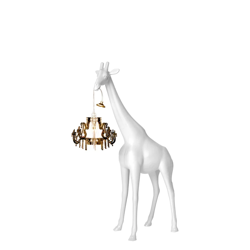 Stehleuchte GIRAFFE IN LOVE XS , H 1,0 Meter - weiss