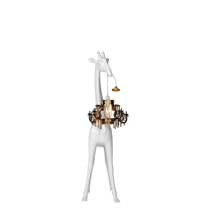 Stehleuchte GIRAFFE IN LOVE XS , H 1,0 Meter - weiss