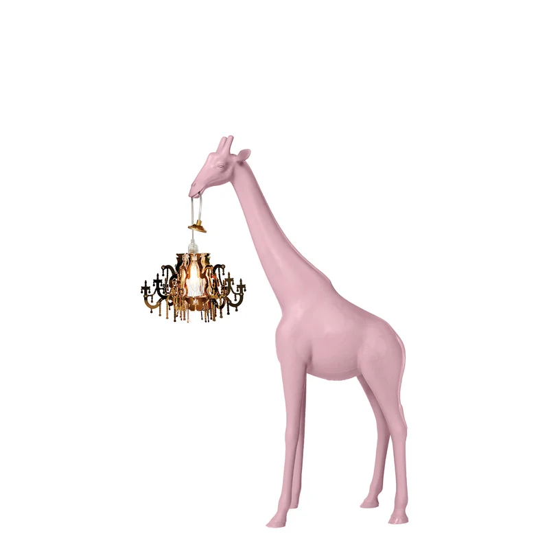 Stehleuchte GIRAFFE IN LOVE XS , H 1,0 Meter - pink