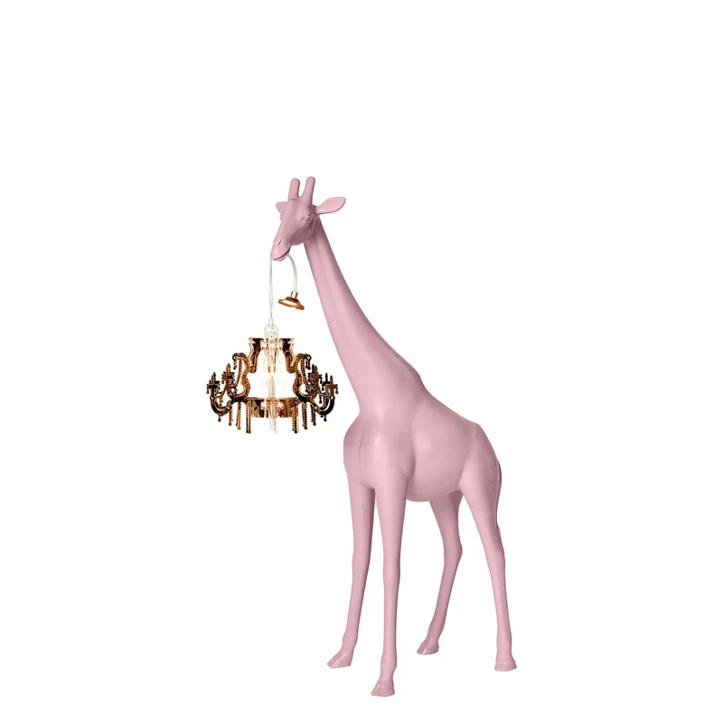 Stehleuchte GIRAFFE IN LOVE XS , H 1,0 Meter - pink