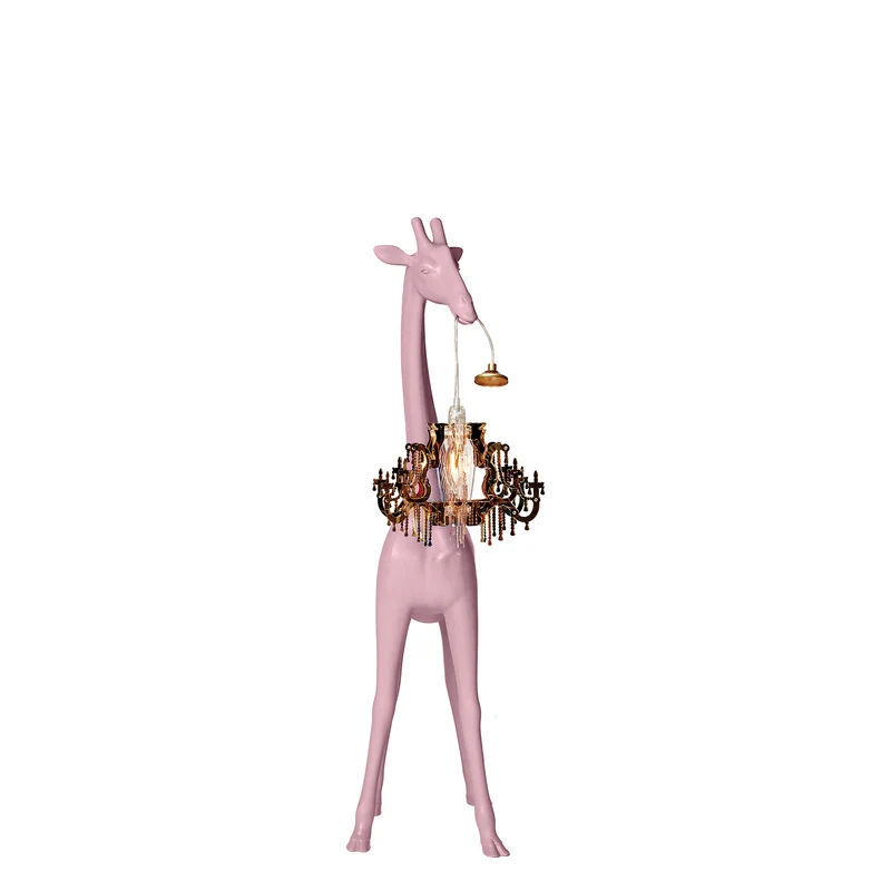 Stehleuchte GIRAFFE IN LOVE XS , H 1,0 Meter - pink