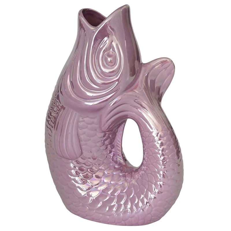 Vase MONSIEUR CARAFON Fisch, rainbow violett - 2,7l