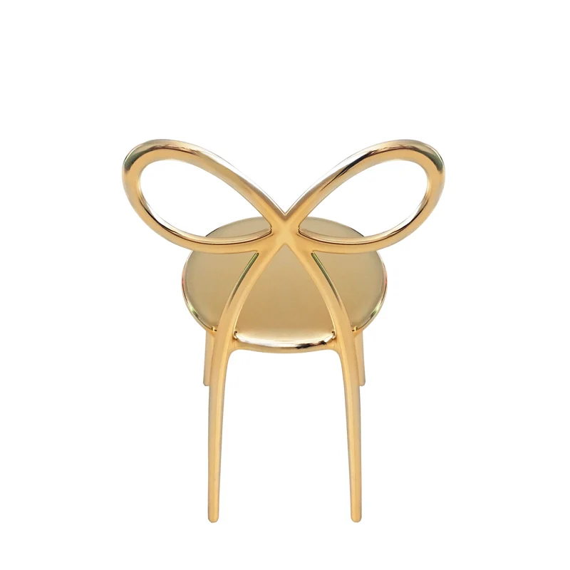 Stuhl RIBBON Metal Finish in Gold