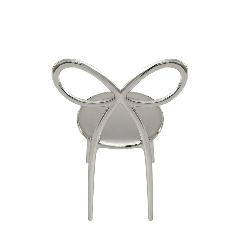 Stuhl RIBBON Metal Finish in Silber