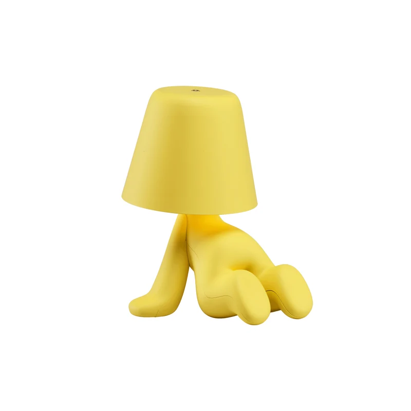 LED Tischlampe SWEET BROTHERS RON in Gelb