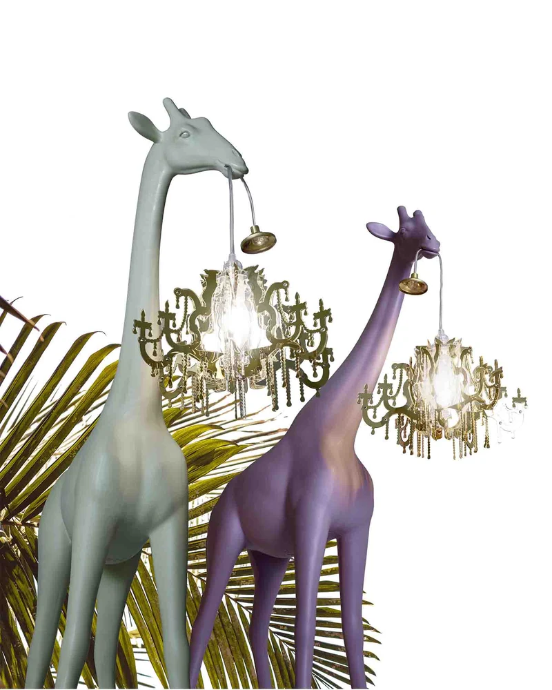 Stehleuchte GIRAFFE IN LOVE XS , H 1,0 Meter - schwarz
