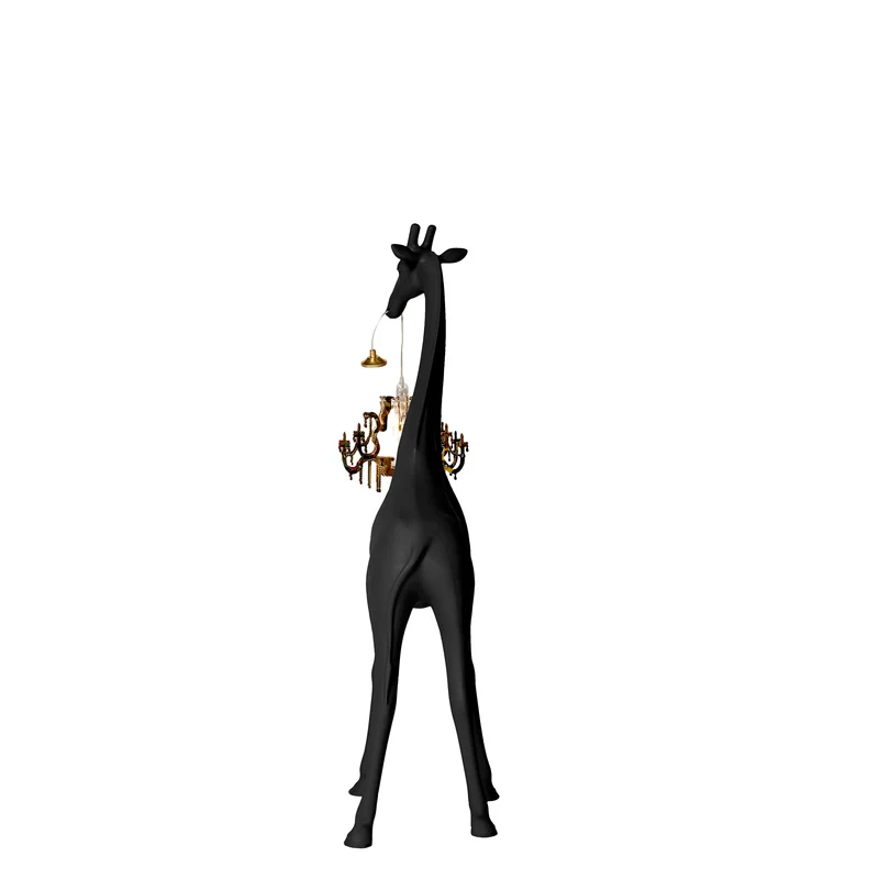 Stehleuchte GIRAFFE IN LOVE XS , H 1,0 Meter - schwarz