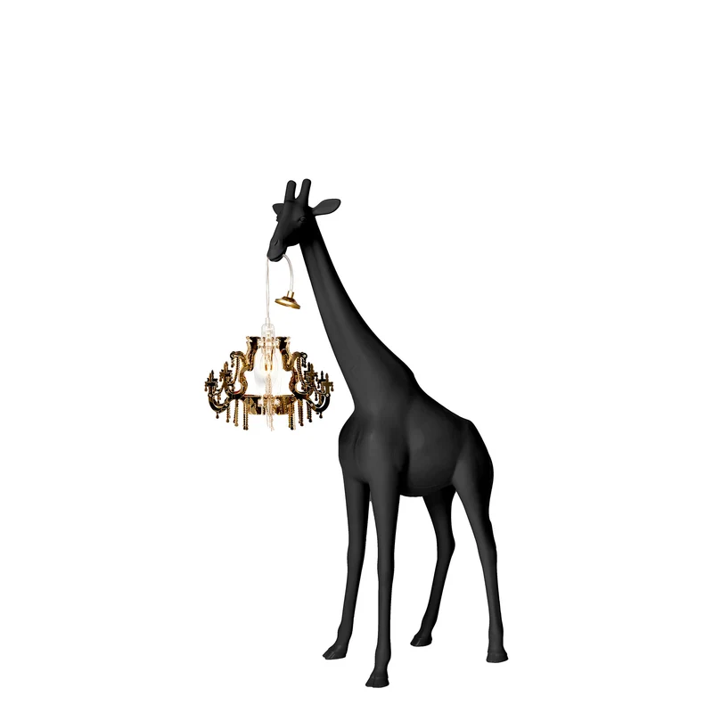 Stehleuchte GIRAFFE IN LOVE XS , H 1,0 Meter - schwarz