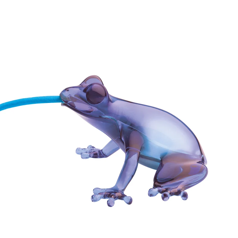 Tisch- und Wandleuchte HUNGRY FROG, blau