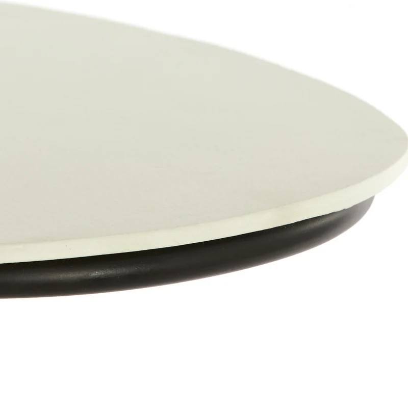 Beistelltisch MARSH creme/schwarz 43x27x53 cm