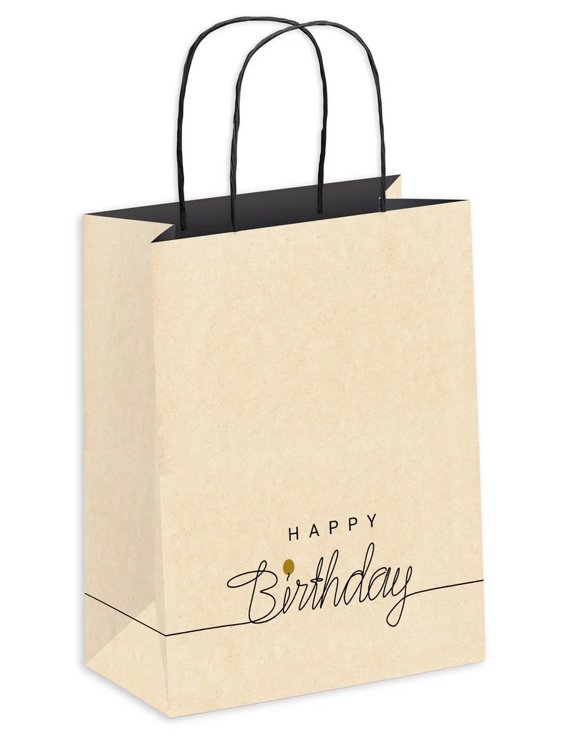 Geschenktüte "Celebration Time" Midi | B 18 x T 08 x H 24 cm