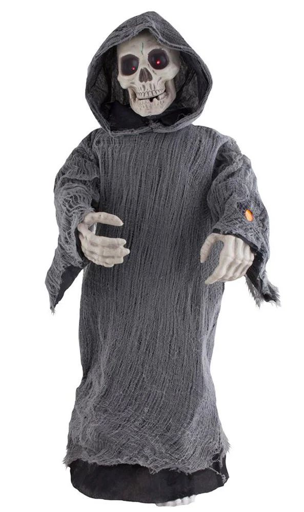 Geister Skelett mit Licht und Sound - 95 cm