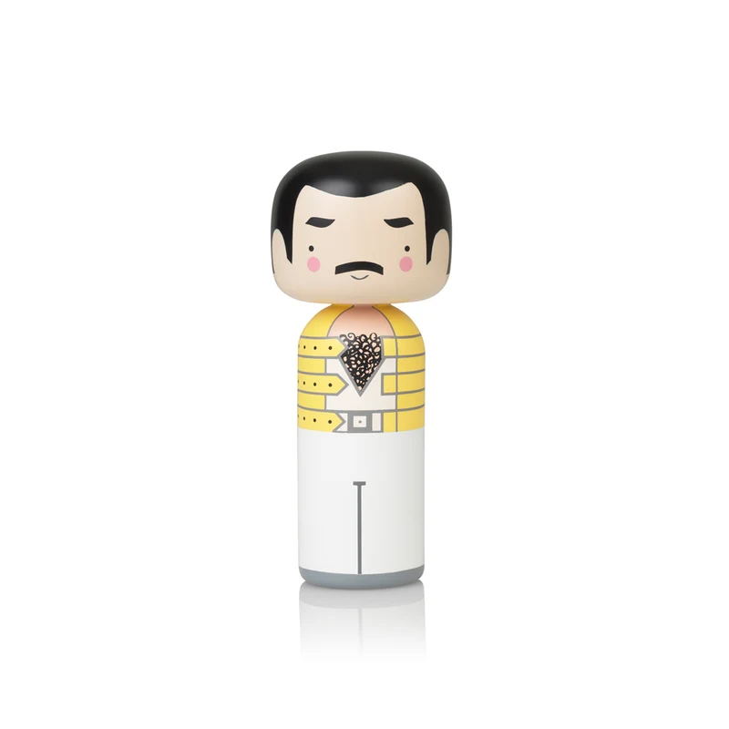 Kokeshi-Puppe FREDDIE MERCURY 14,5cm