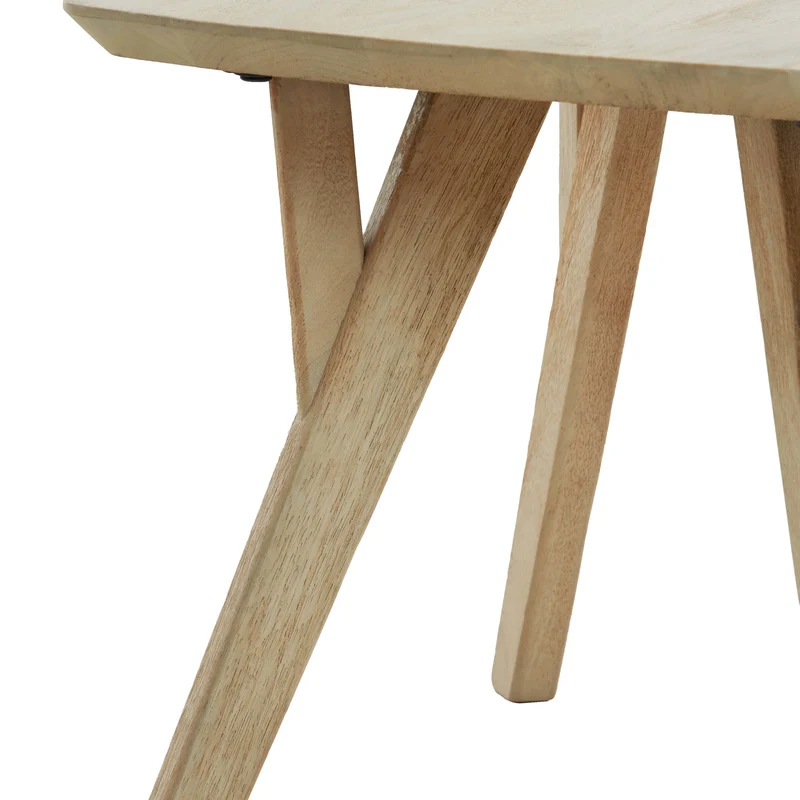 Beistelltisch QUENZA Mangoholz, Natur Ø44x36 cm