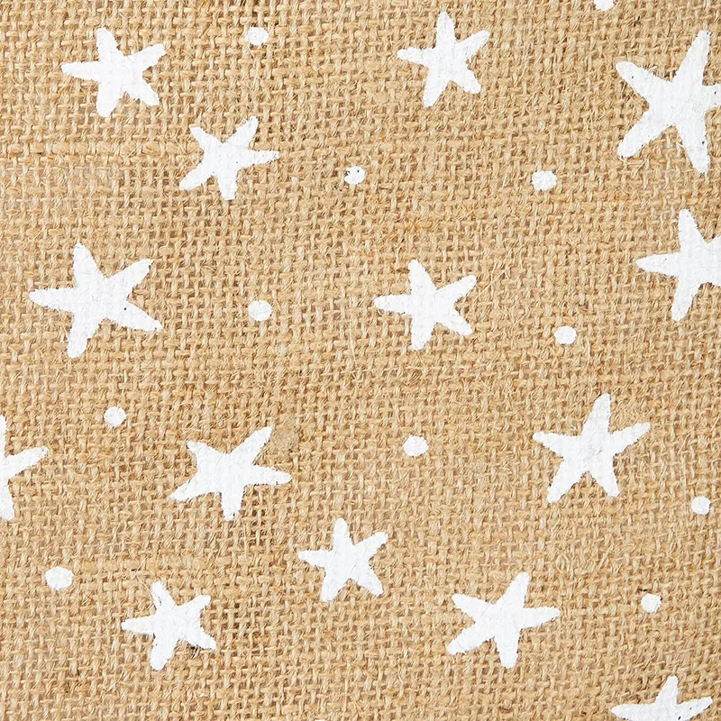 Nikolaus Jutesack "Sterne" 80 x 50 cm | 19267 - Weihnachtsdekoration Geschenkesack