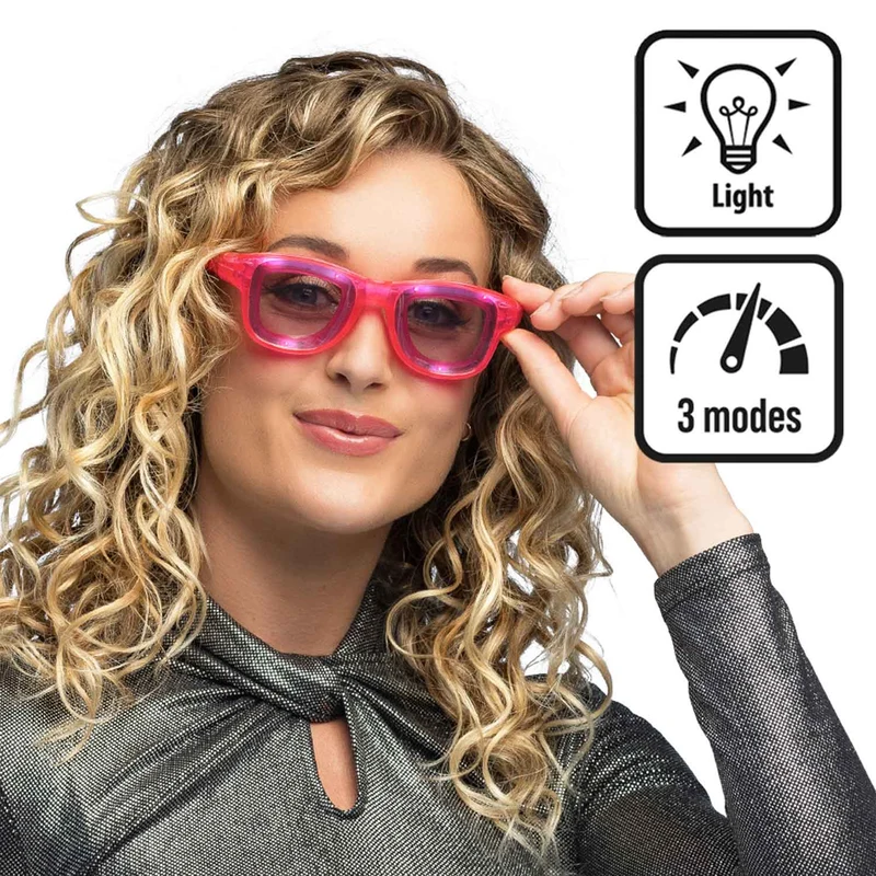 LED Partybrille "Blink" | 3 Leuchtmodi