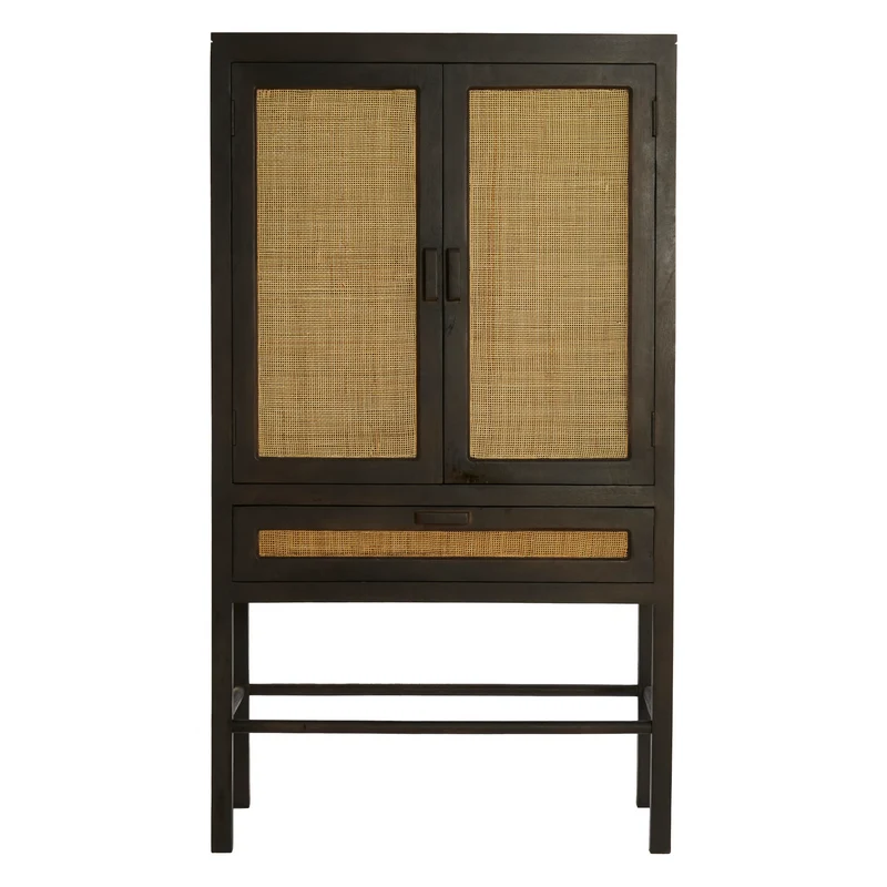 Highboard NIPOS mit Schublade Mangoholz braun
