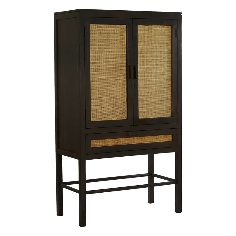 Highboard NIPOS mit Schublade Mangoholz braun