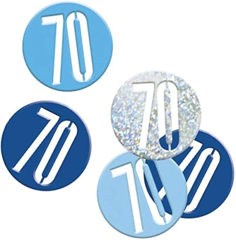 Konfetti Metall Glitz 14g #70 Blau