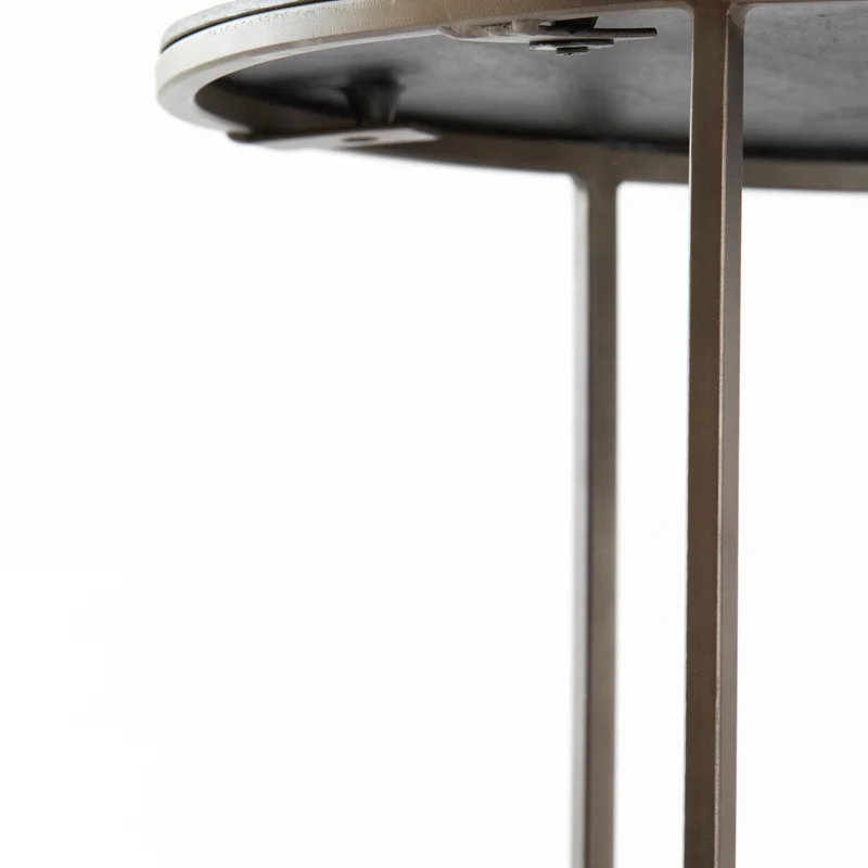 Couchtisch TALCA 2er-Set, Metall, dunkelbraun
