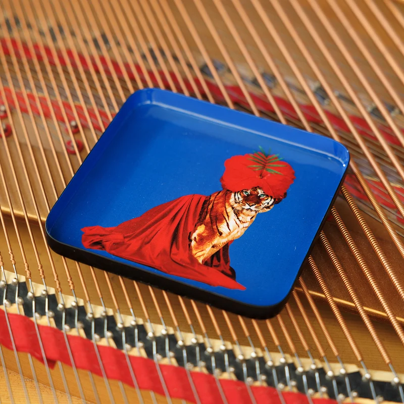 Vide-Poche Carré FAKIR Tiger 15×15 cm