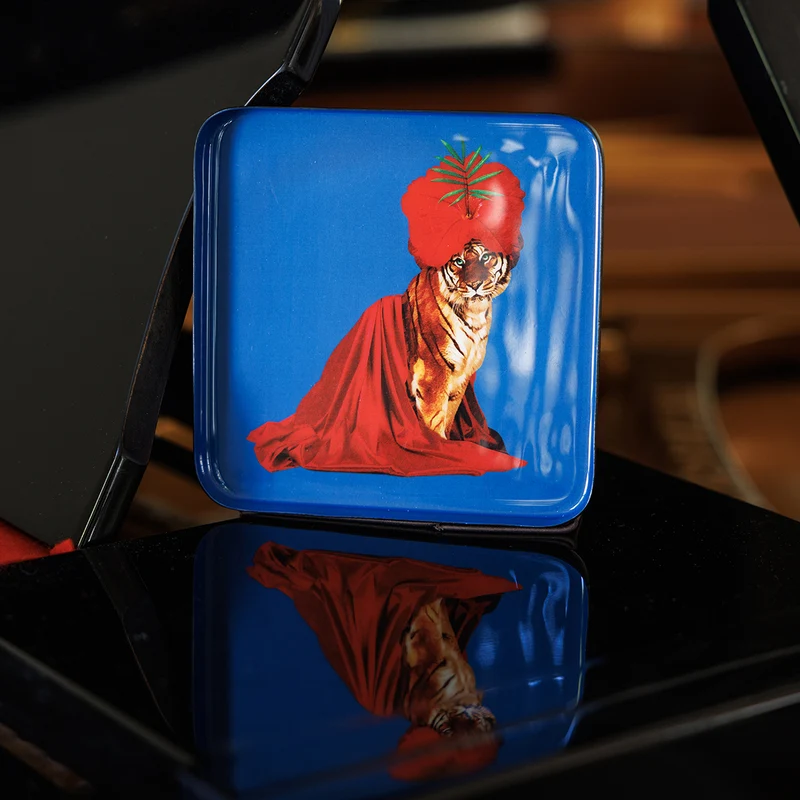 Vide-Poche Carré FAKIR Tiger 15×15 cm