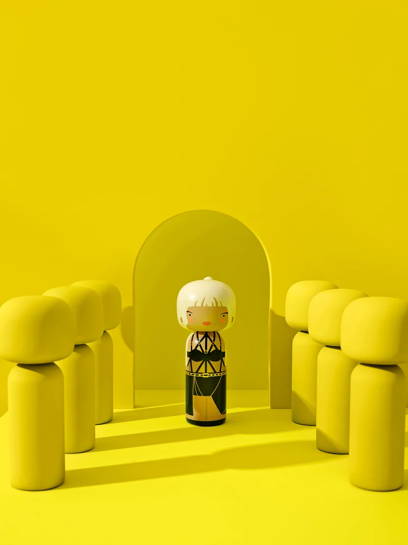 Kokeshi-Puppe DONATELLA 15cm