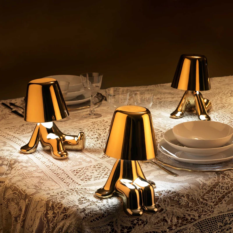 LED-Tischleuchte GOLDEN BROTHERS SAM