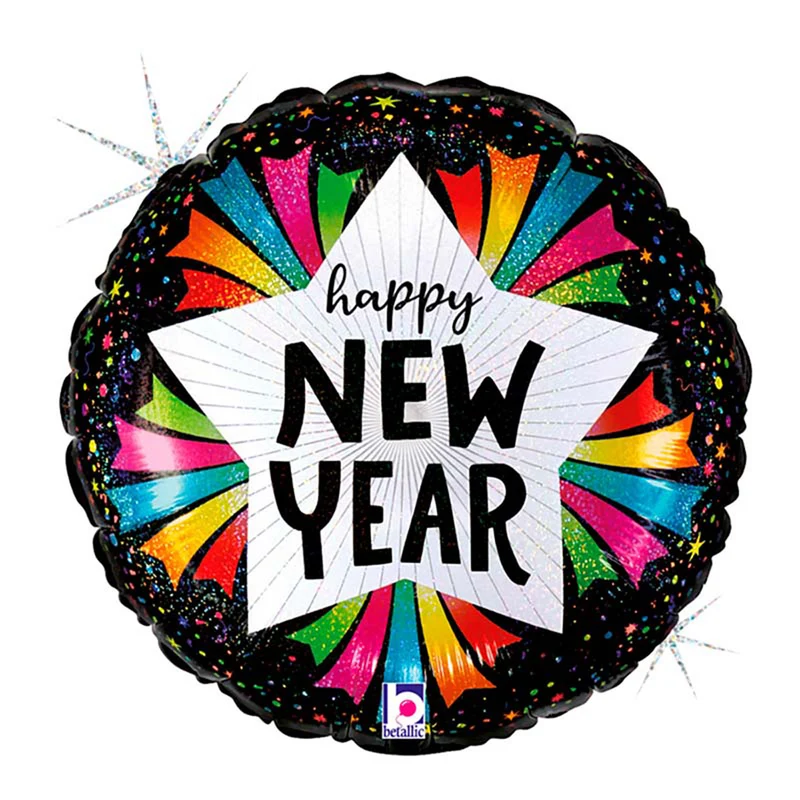 18"/Ø46cm Folienballon "New Year"